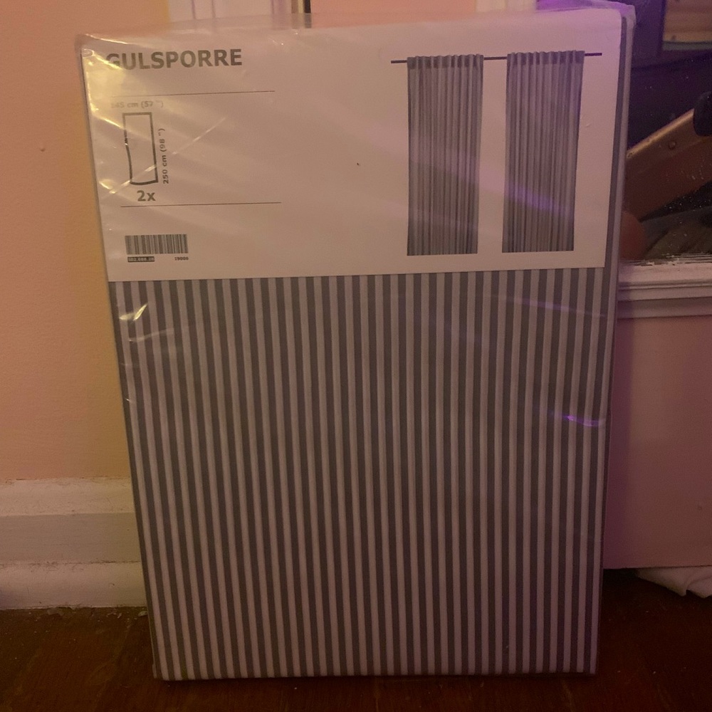 IKEA curtain set. Never used.